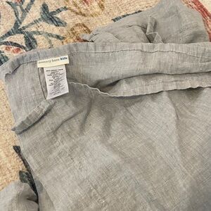 Pottery Barn Kids Light Gray Crib Skirt